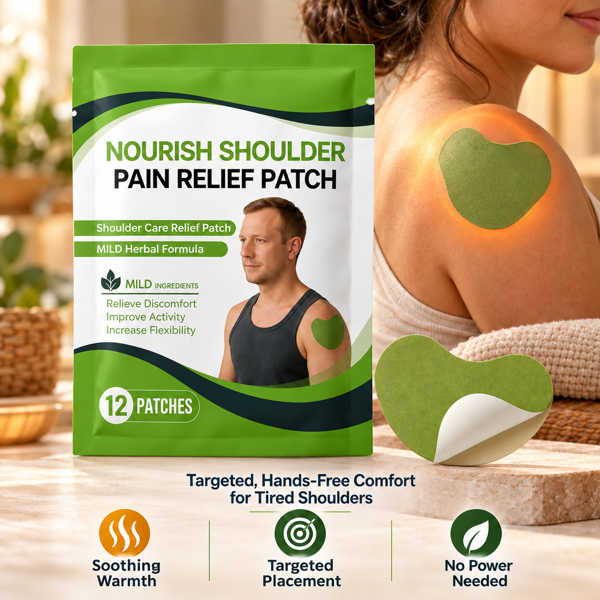 Natural Shoulder Pain Relief Patch