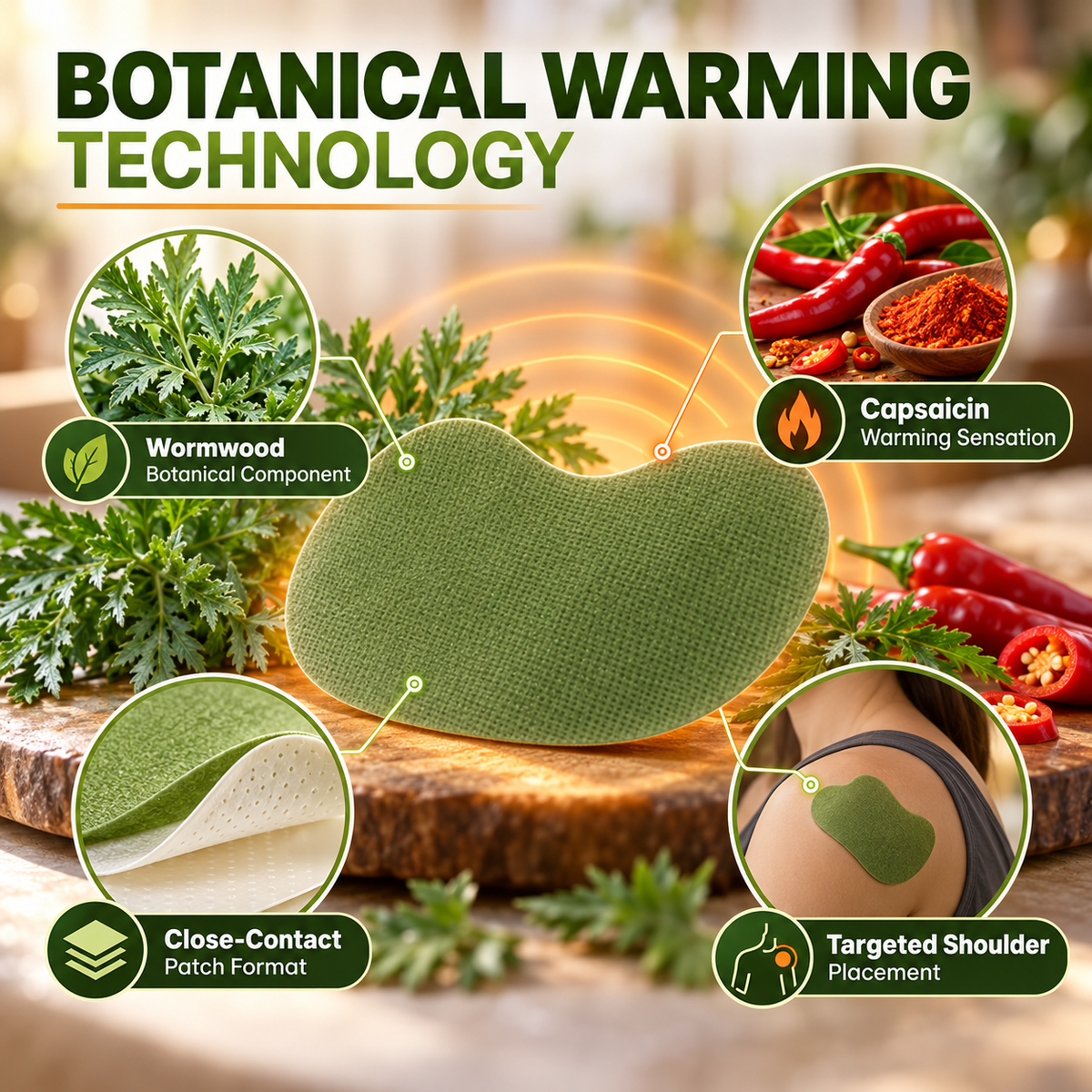 Natural Shoulder Pain Relief Patch
