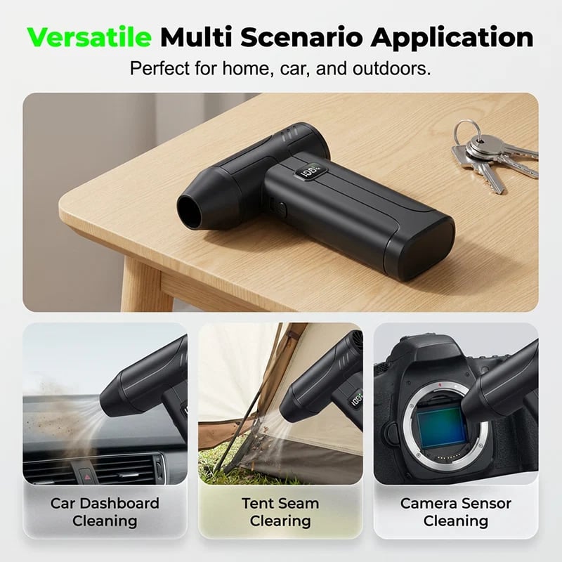 💨 High-Speed Electric Air Duster & Blower – Powerful Cordless Cleaning Tool