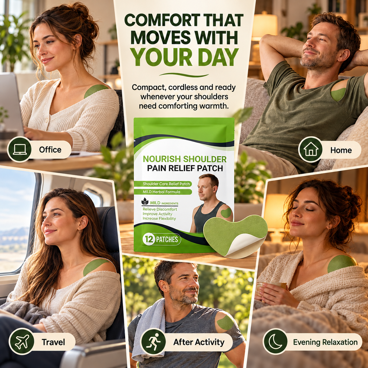 Natural Shoulder Pain Relief Patch