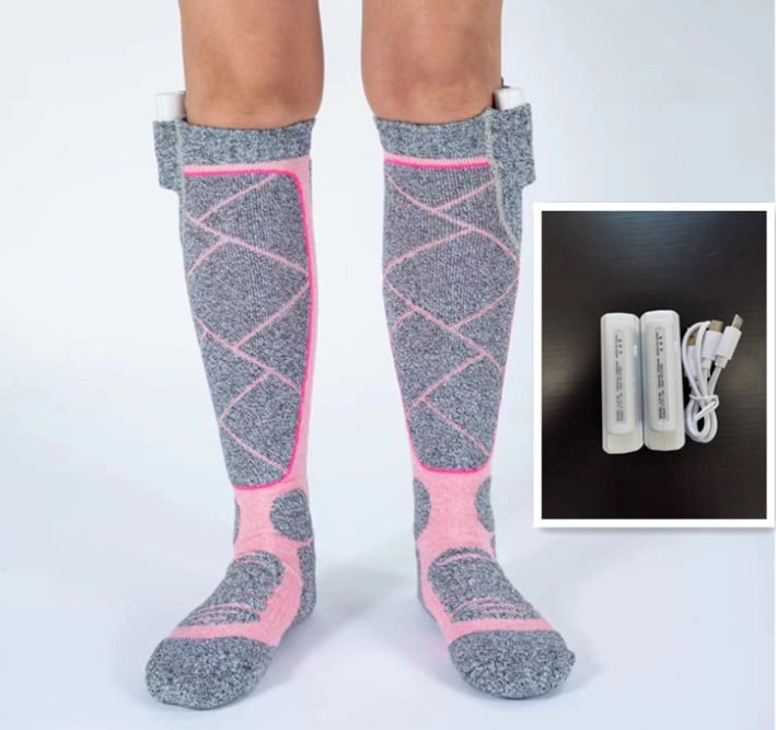 🔥2026 HOT SALE🧦Rechargeable Heated Socks – carbon fiber fast heating🛡️✅