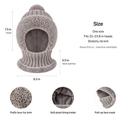 Fluffy – The Warmest Pom Pom Hat