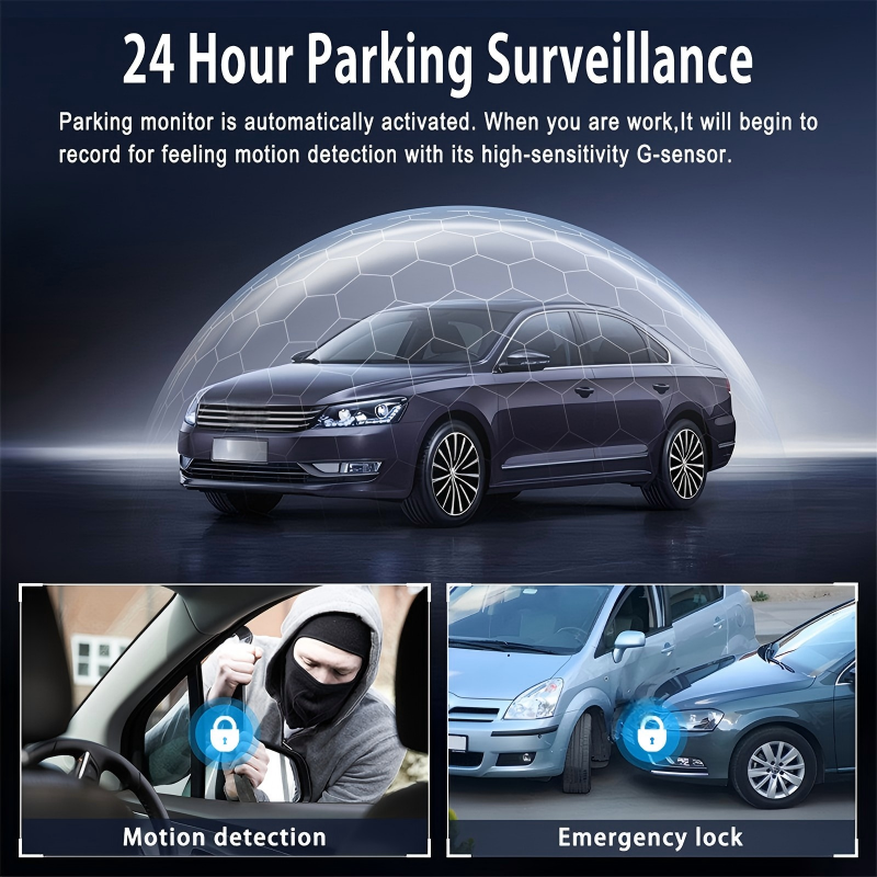 🚗 1080P Multi-Channel Dash Cam – Night Vision & Parking Monitor Car Camera