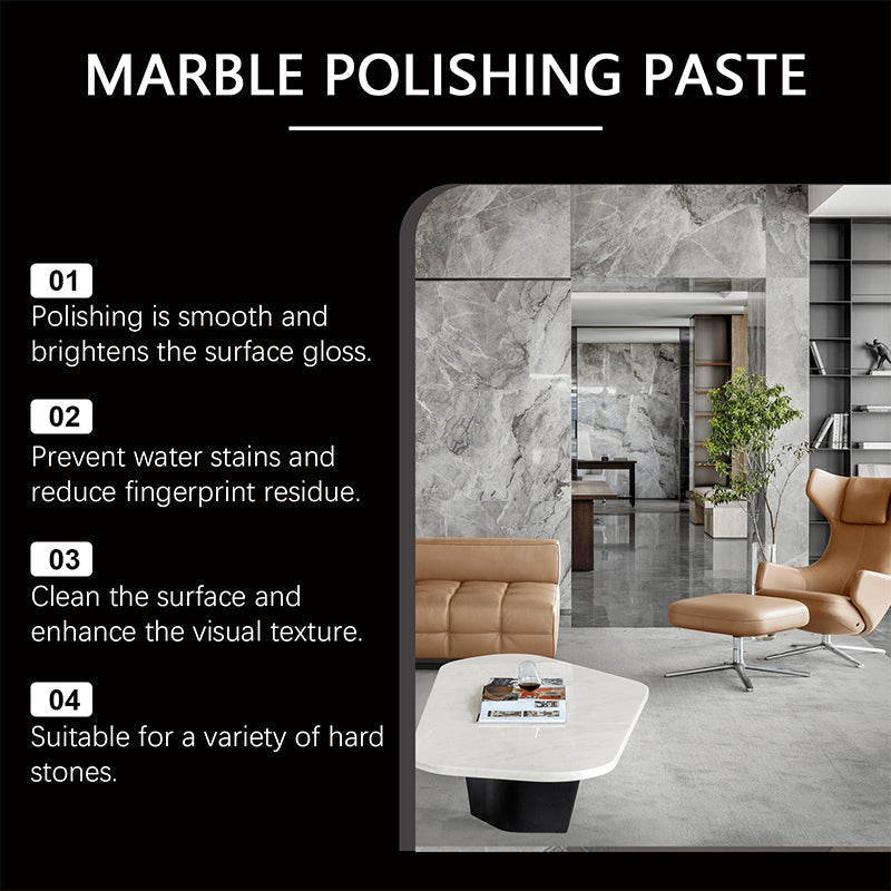 ✨Marble Polishing Paste—Removes scratches and etching marks, restoring the natural luster.