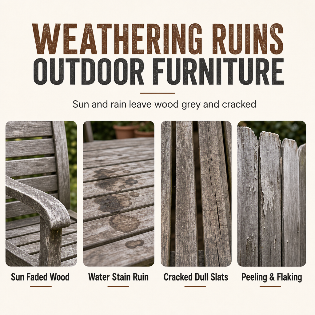 Brown Wood Touch-Up Spray – Refresh Faded Outdoor Furniture