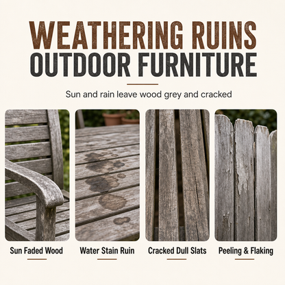 Brown Wood Touch-Up Spray – Refresh Faded Outdoor Furniture