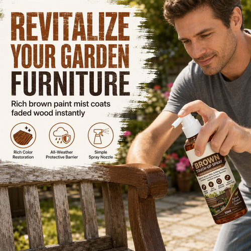 Brown Wood Touch-Up Spray – Refresh Faded Outdoor Furniture