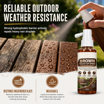 Brown Wood Touch-Up Spray – Refresh Faded Outdoor Furniture