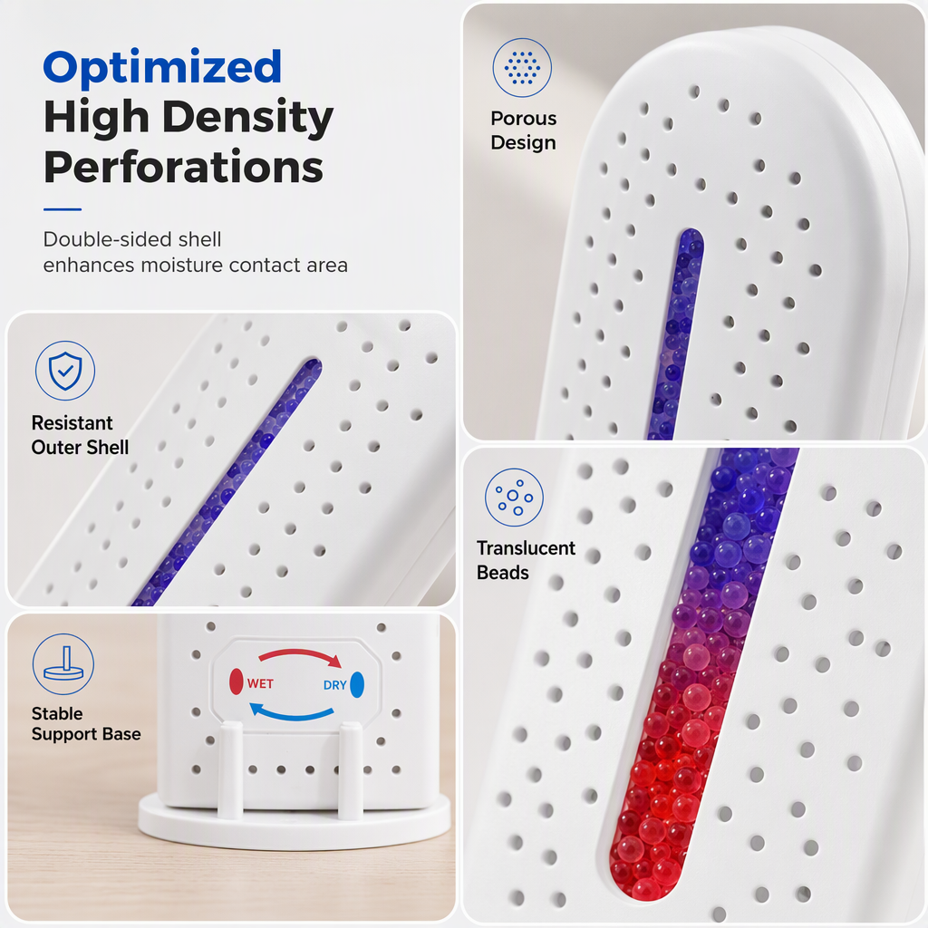 💧 Mini USB Portable Dehumidifier – Reusable Moisture Absorber for Small Spaces