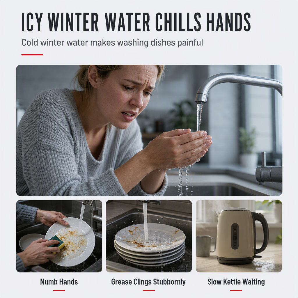 Instant Electric Hot Water Faucet for Kitchen