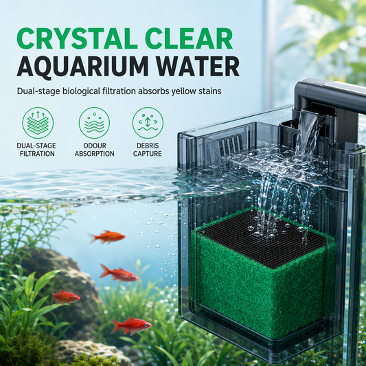 🐠 Activated Carbon Filter Cube for Aquariums – Cleaner, Clearer Water