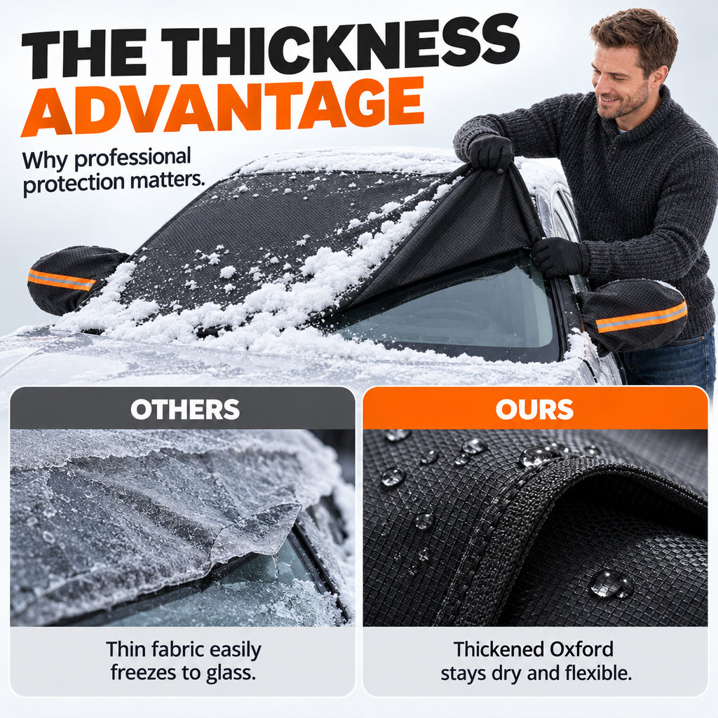All-Season Car Windshield Cover | Snow, Frost & Sun