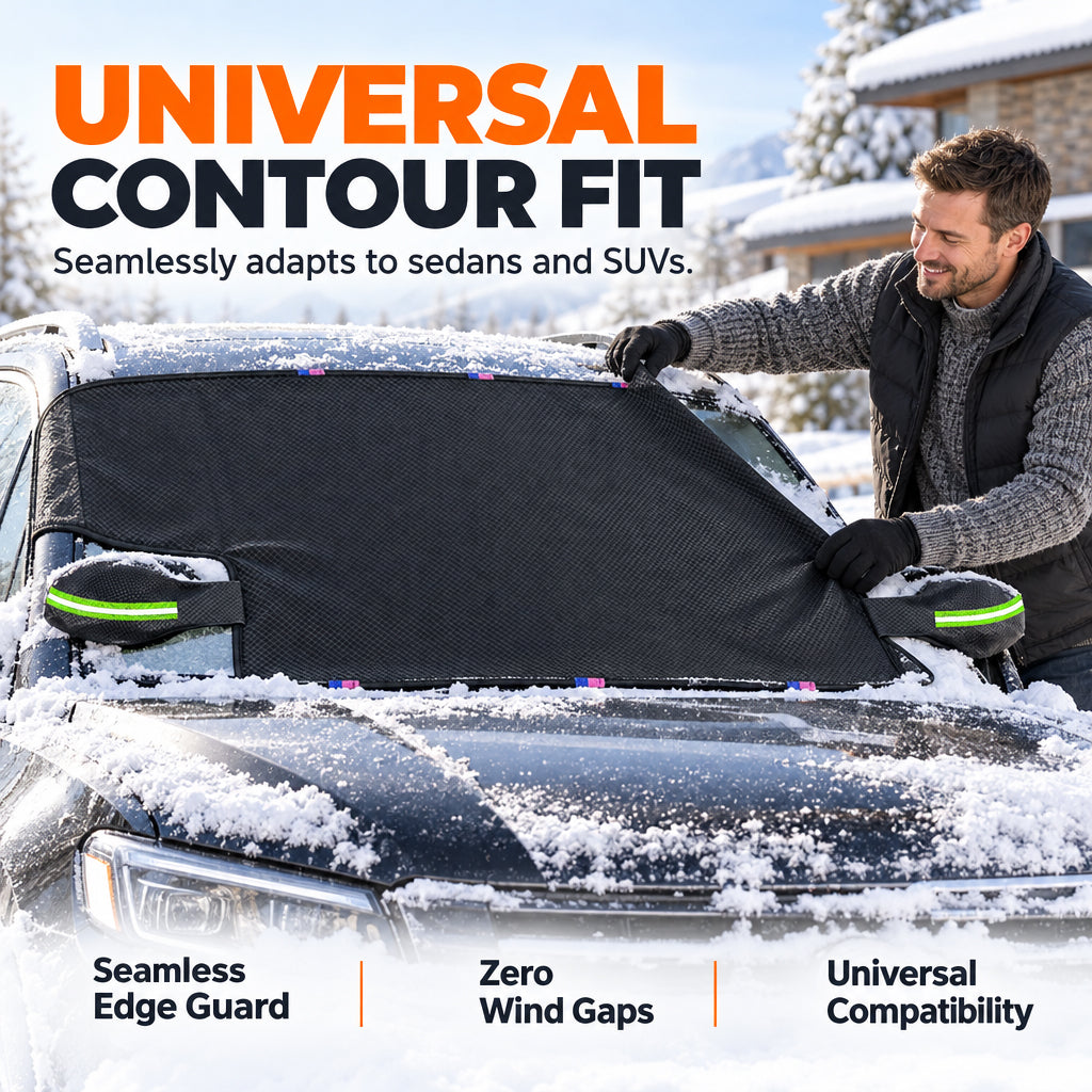 All-Season Car Windshield Cover | Snow, Frost & Sun