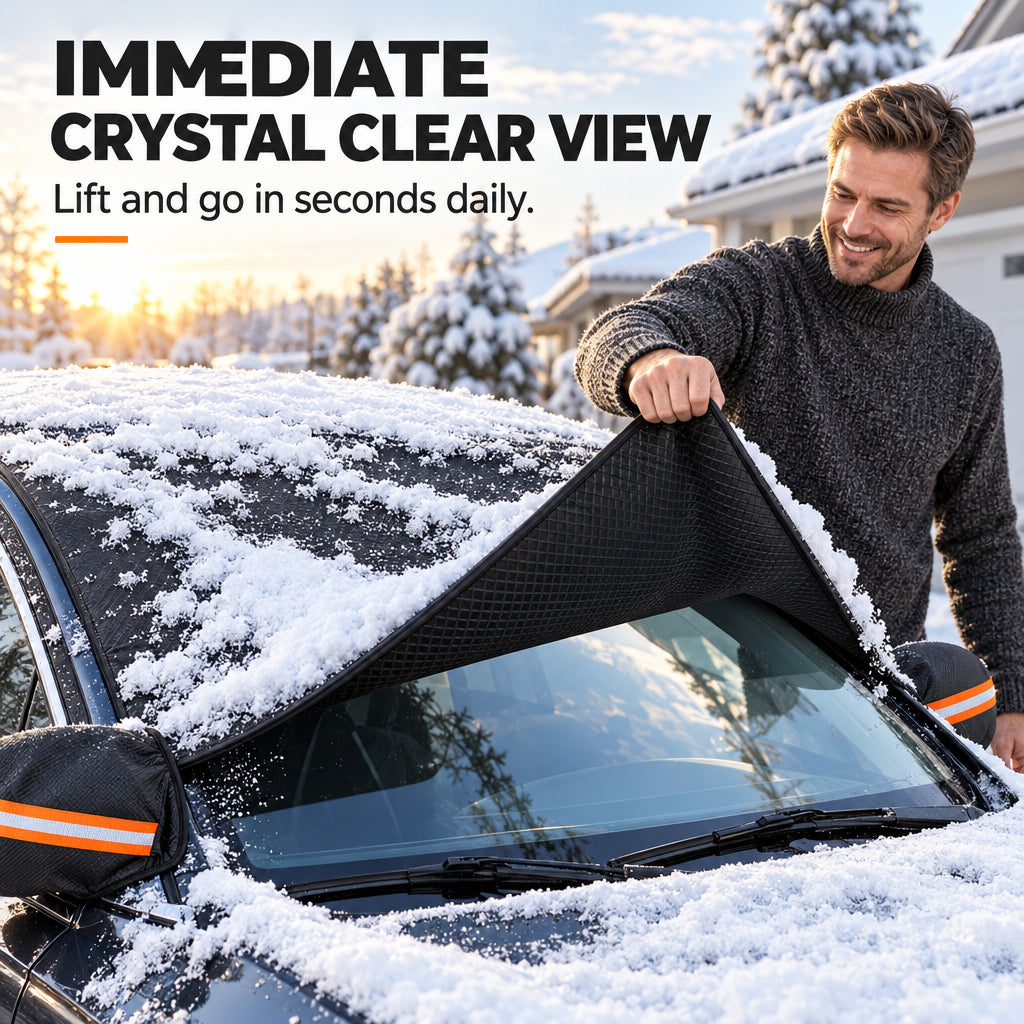 All-Season Car Windshield Cover | Snow, Frost & Sun